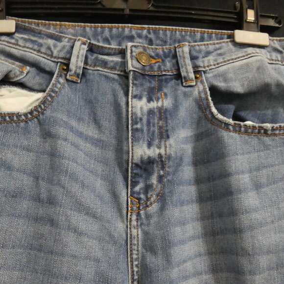 CANIFA JEANS | size 29 | Faded Blue Distressed Cotton Denim Jeans - Picture 4 of 15